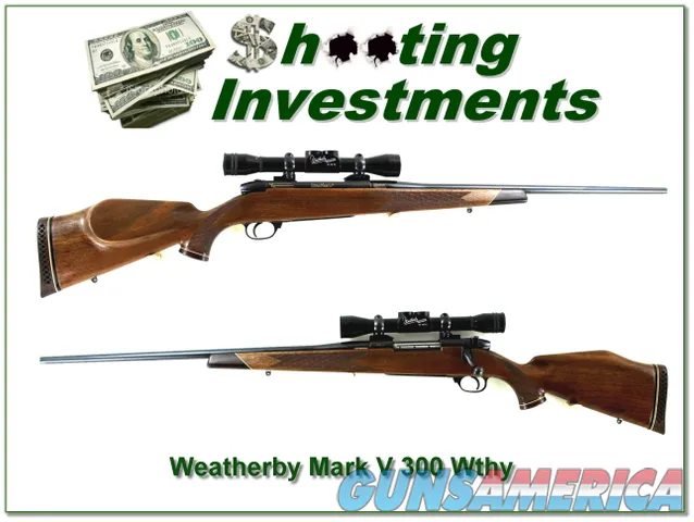 Weatherby Mark V Deluxe LH German 270 Wthy with Weatherby 2-7 scope