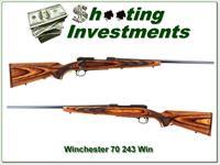 Winchester Model 70 hard to find 243 Win Lightweight Laminated 