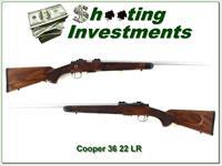 Cooper Model 36 22 LR as new condition beautiful wood!