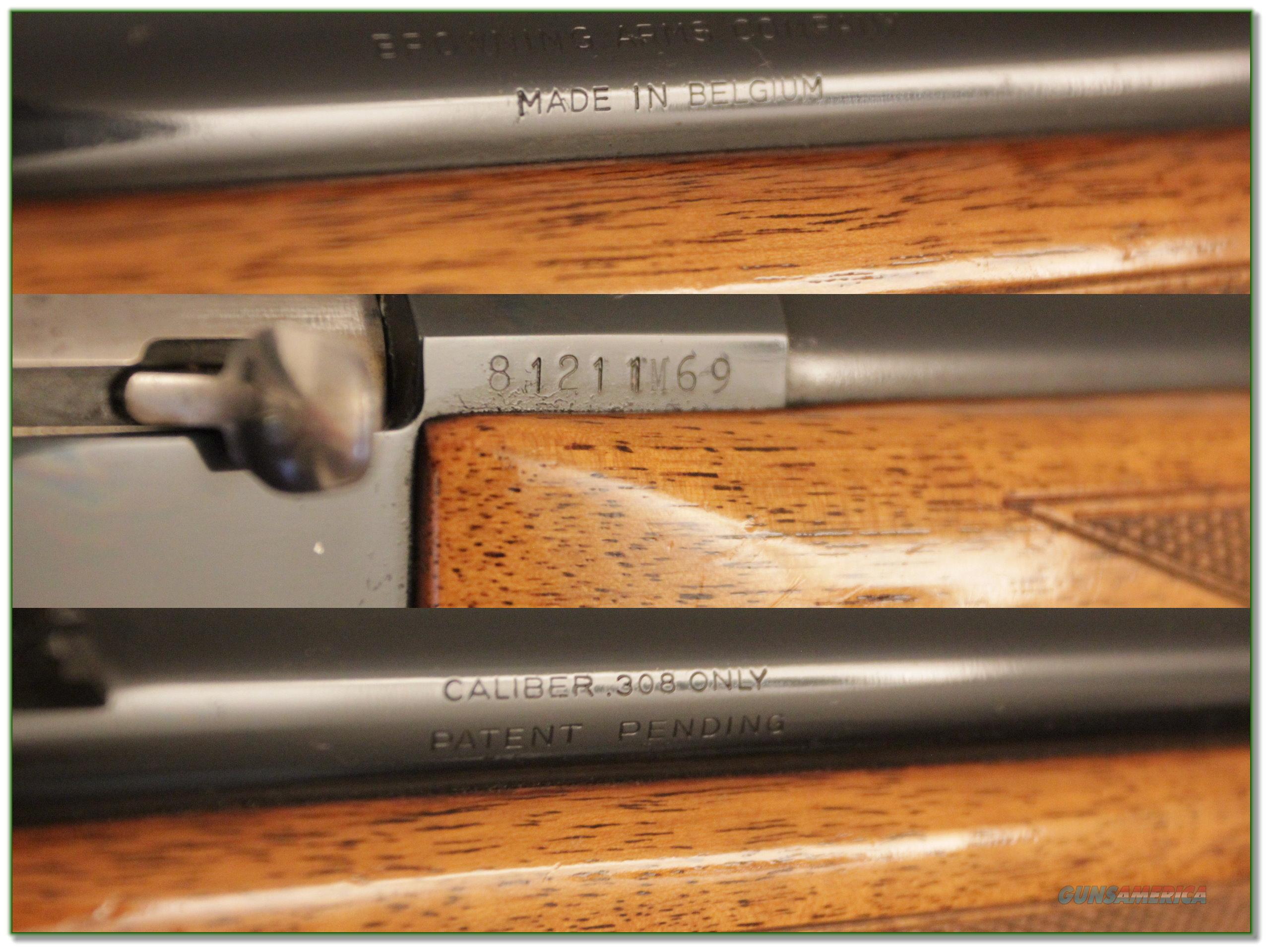 Browning BAR 1969 Belgium 308 Blond... for sale at