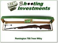 Remington 700 Classic 1991 made 7mm Weatherby Magnum in box!