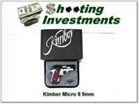  Kimber Micro 9 Crimson Trace 9mm LNIB