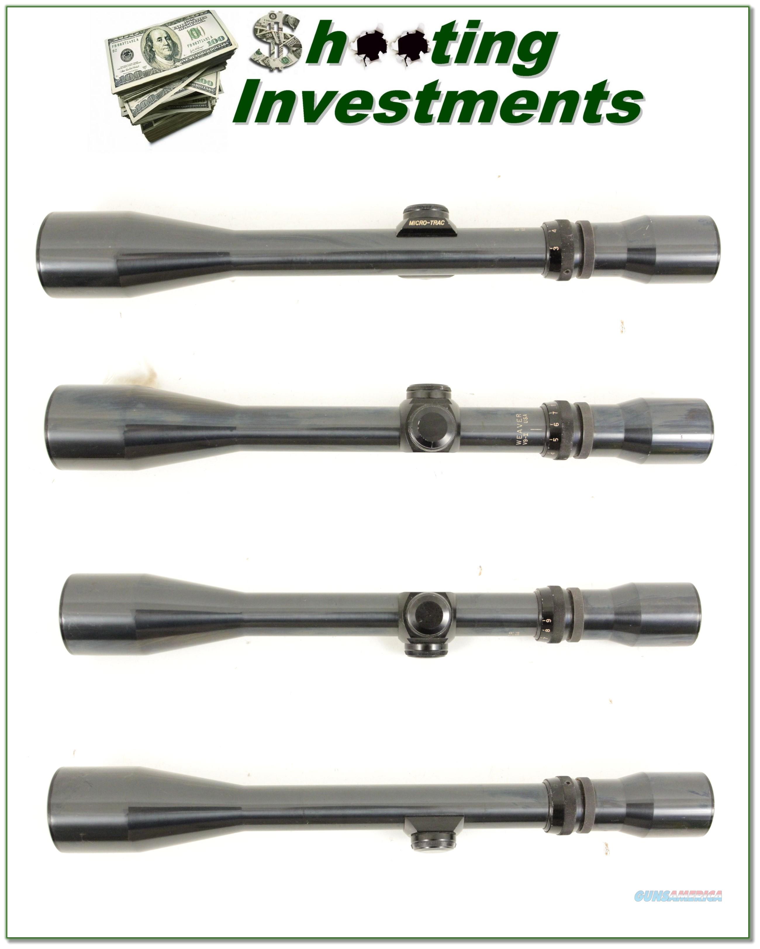 Vintage Weaver USA 39 X40 Steel rifle scope for sale