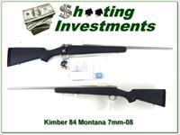 Kimber 84M Montana 7mm-08 Exc Like New Cond