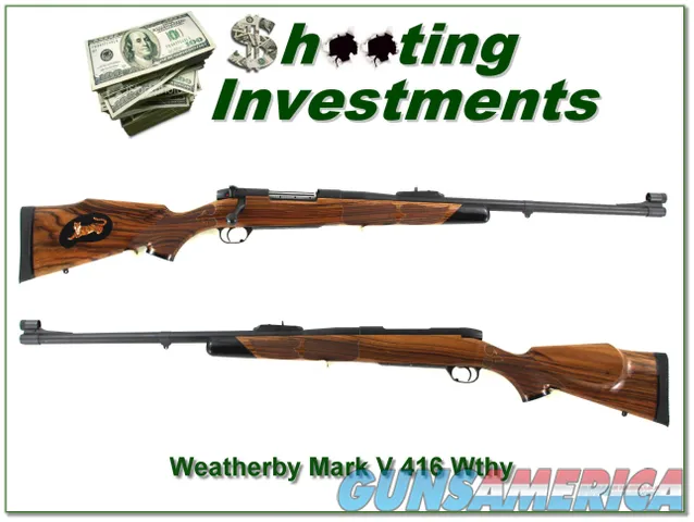 Weatherby Mark V Custom Safari Grade in 416 Remington