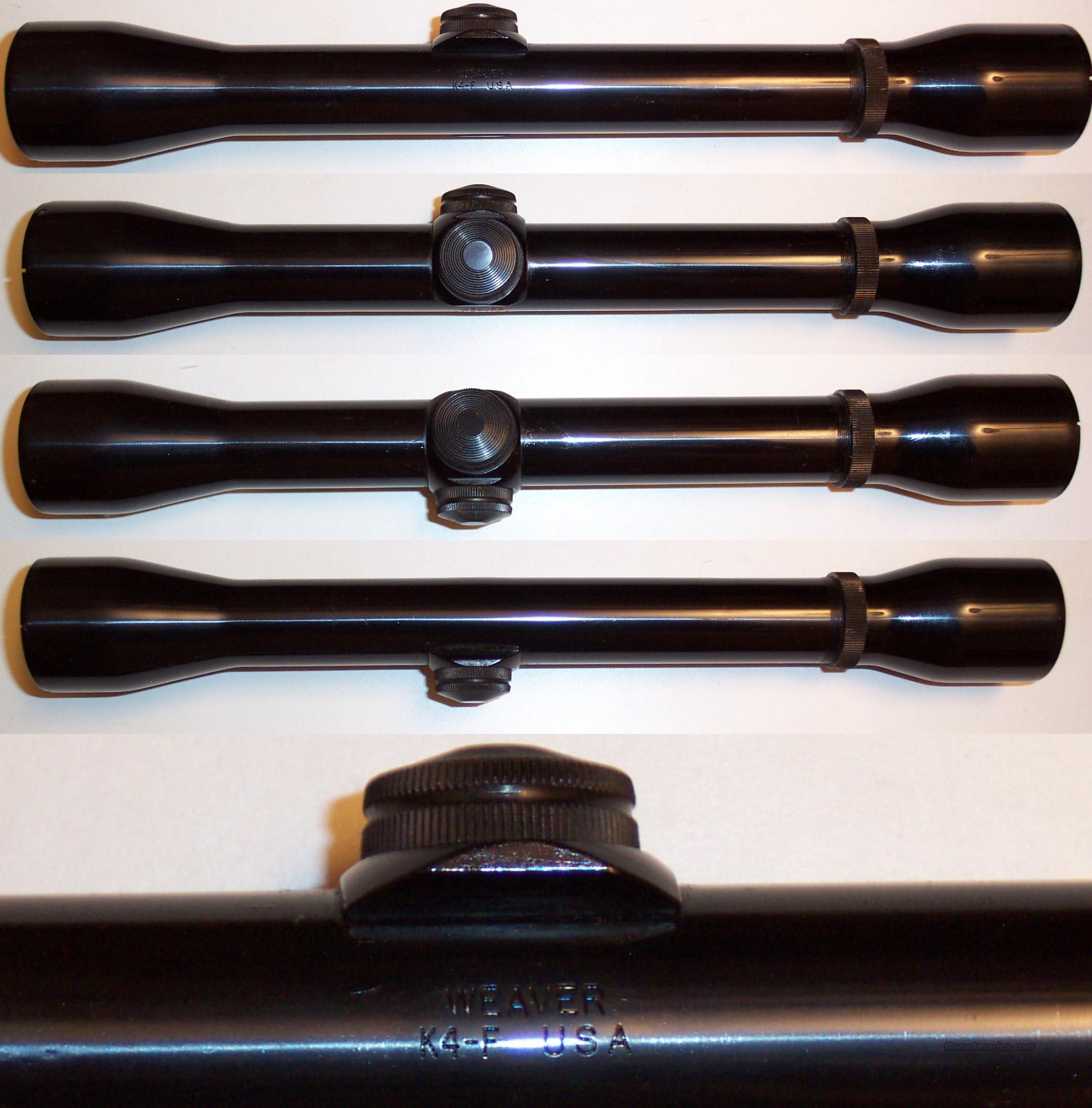 Vintage Weaver 4X K4 USA Made scope for sale