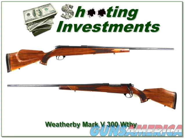 Weatherby Mark V Deluxe LH 26in in 300 Wthy Mag