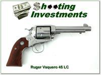 Ruger Original Model Vaquero Bright Stainless 5.5in .45 LC