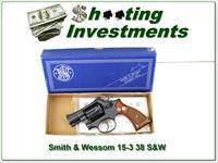 Smith & Wesson 15-3 2in Combat Masterpiece collector 38 Special