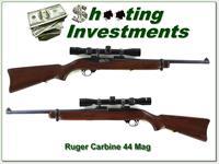 Ruger Carbine 44 Magnum pre-warning with scope