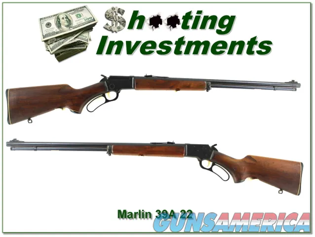 Marlin 39A Golden pre-safety JM marked made in 1977 22 rimfire
