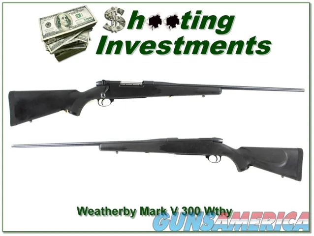 Weatherby Mark V in 300 Wthy Mag Exc Cond