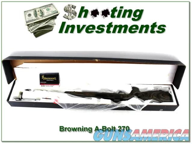 Browning A-Bolt II Eclipse 270 Win BOSS in Box!