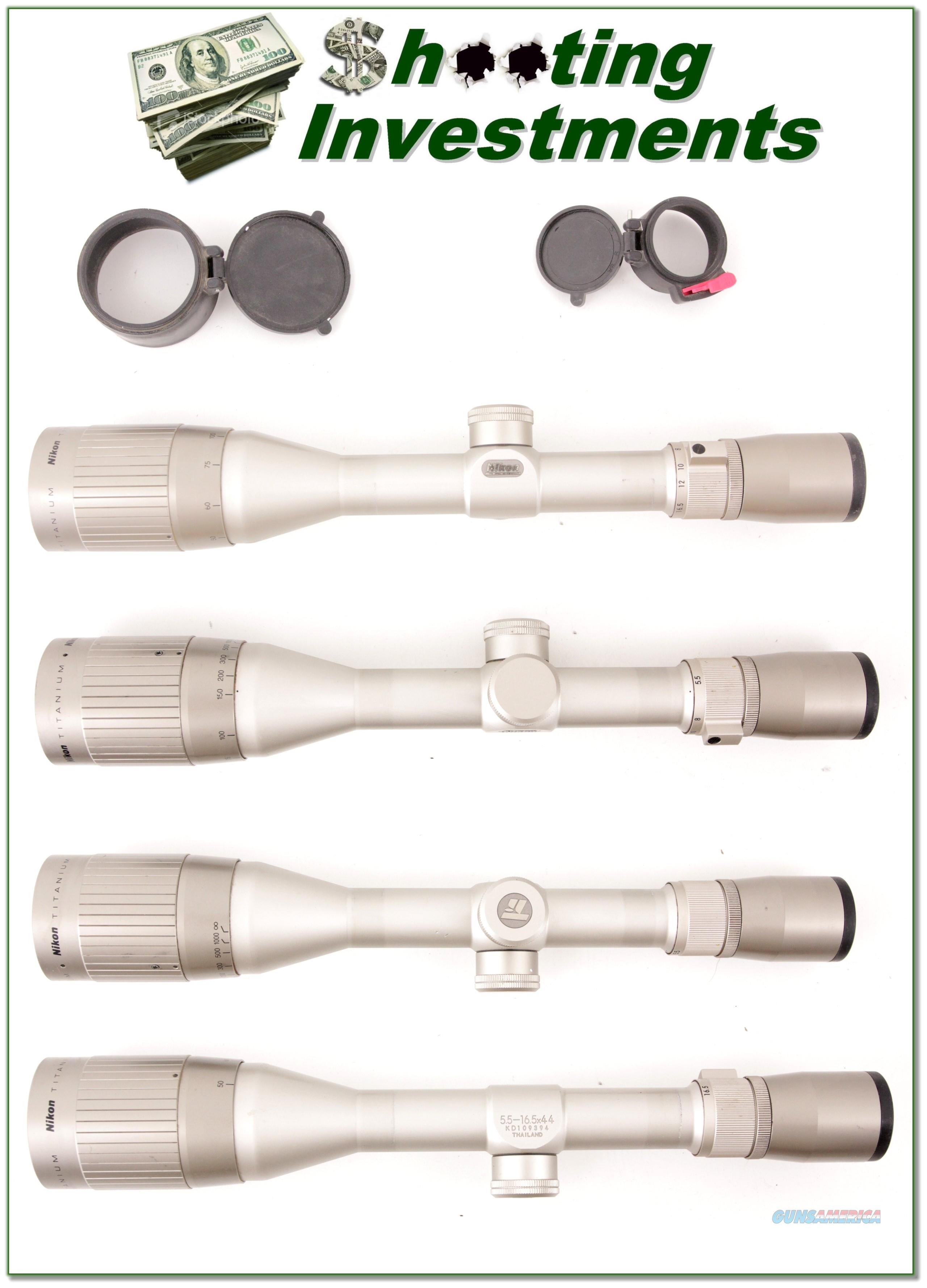 Nikon Titanium silver scope 5.516.... for sale at