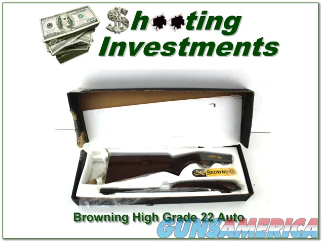 Browning 22 Auto High Grade in box