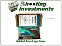 Mitchell Arms P-08 Luger 9mm Stainless ANIB 4 Magazines!
