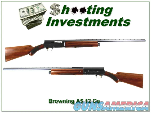Browning A5 Light 12 55 Belgium made Vent Rib Exc Cond!