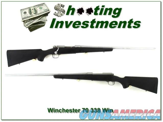 Winchester 70 Classic Stainless New Haven made in 338 Win looks unfired