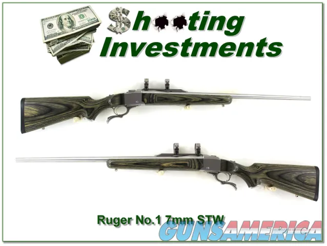 Ruger No.1 Stainless Laminate very hard to find 7mm STW
