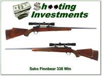 Sako L61R Finnbear 338 Win Mag Browning scope