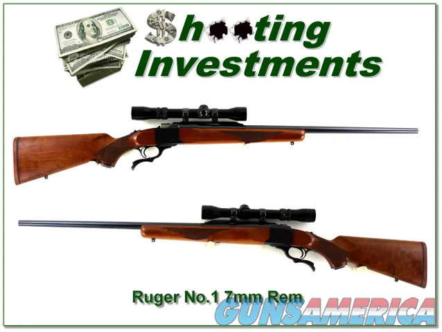 Ruger No.1 Red Pad pre-warning 7mm Re Exc Cond with scope!