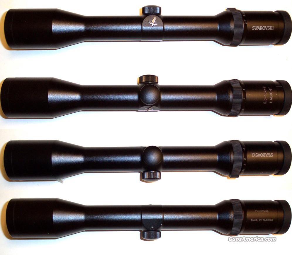 Swarovski Rifle Scope 2.5x10x42 Hab... for sale at 967491958