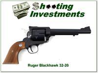 Ruger Blackhawk Buckeye 32-20 6 5/8in Exc Cond