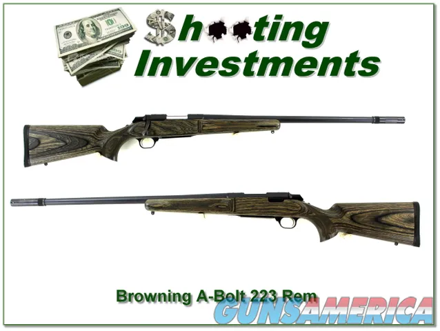 Browning A-Bolt II 223 Rem Laminated, heavy barrel with BOSS