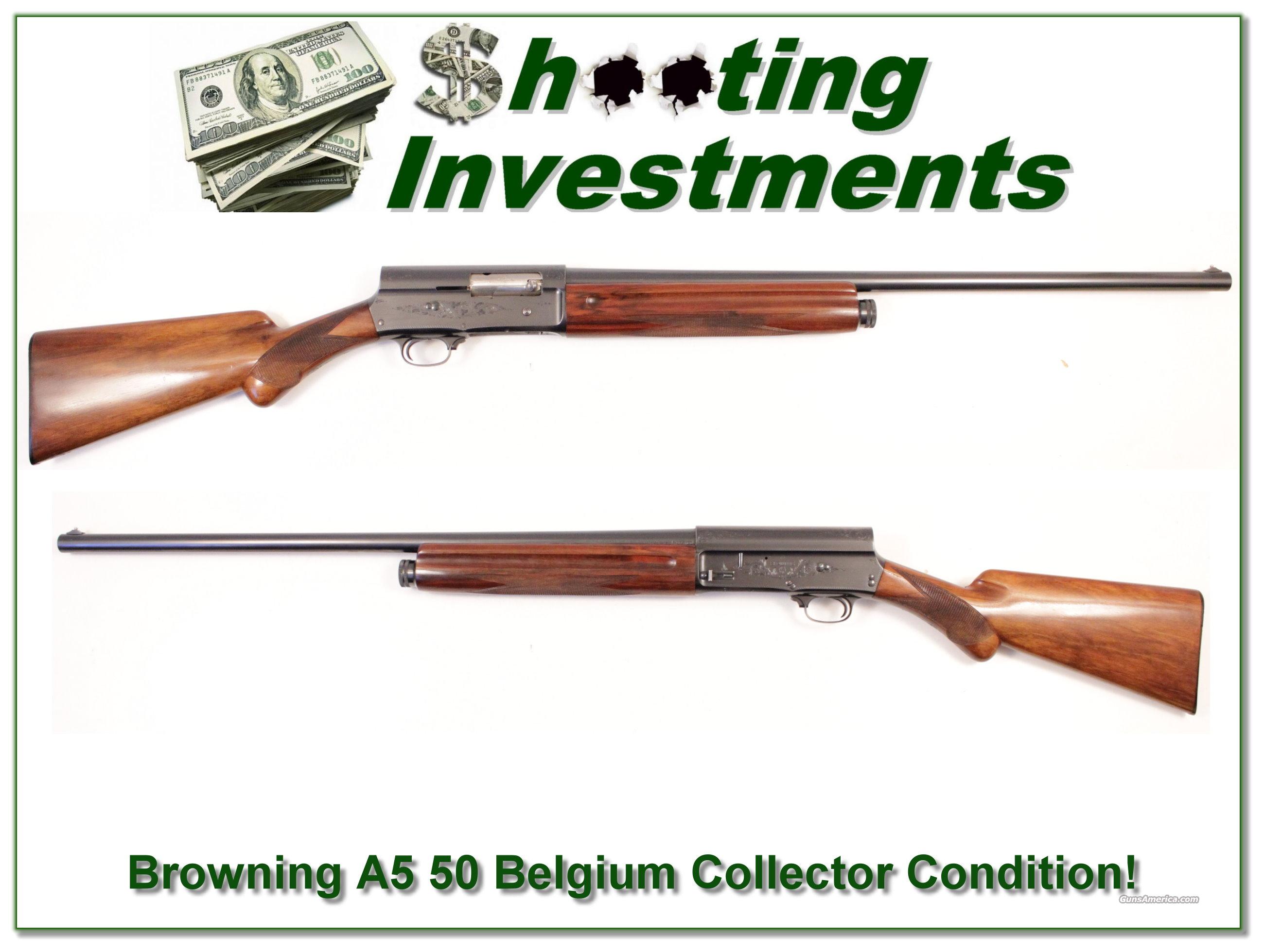 Browning A5 1950 Belgium made 12 ga... for sale at