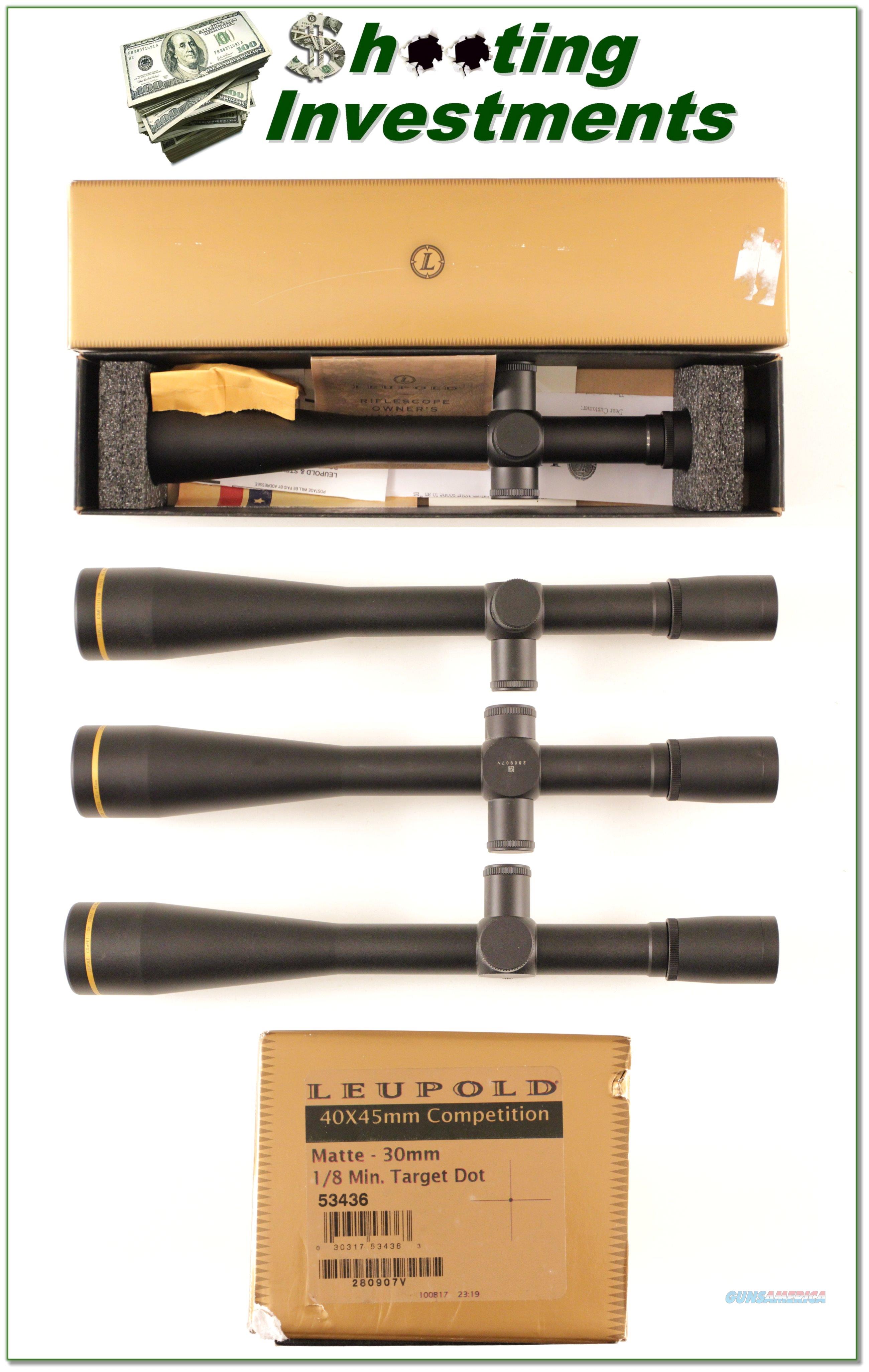 Leupold 40X Competition rifle scope... for sale at