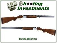 Beretta Model S 685 E 20 Gauge Exc Cond Double Triggers