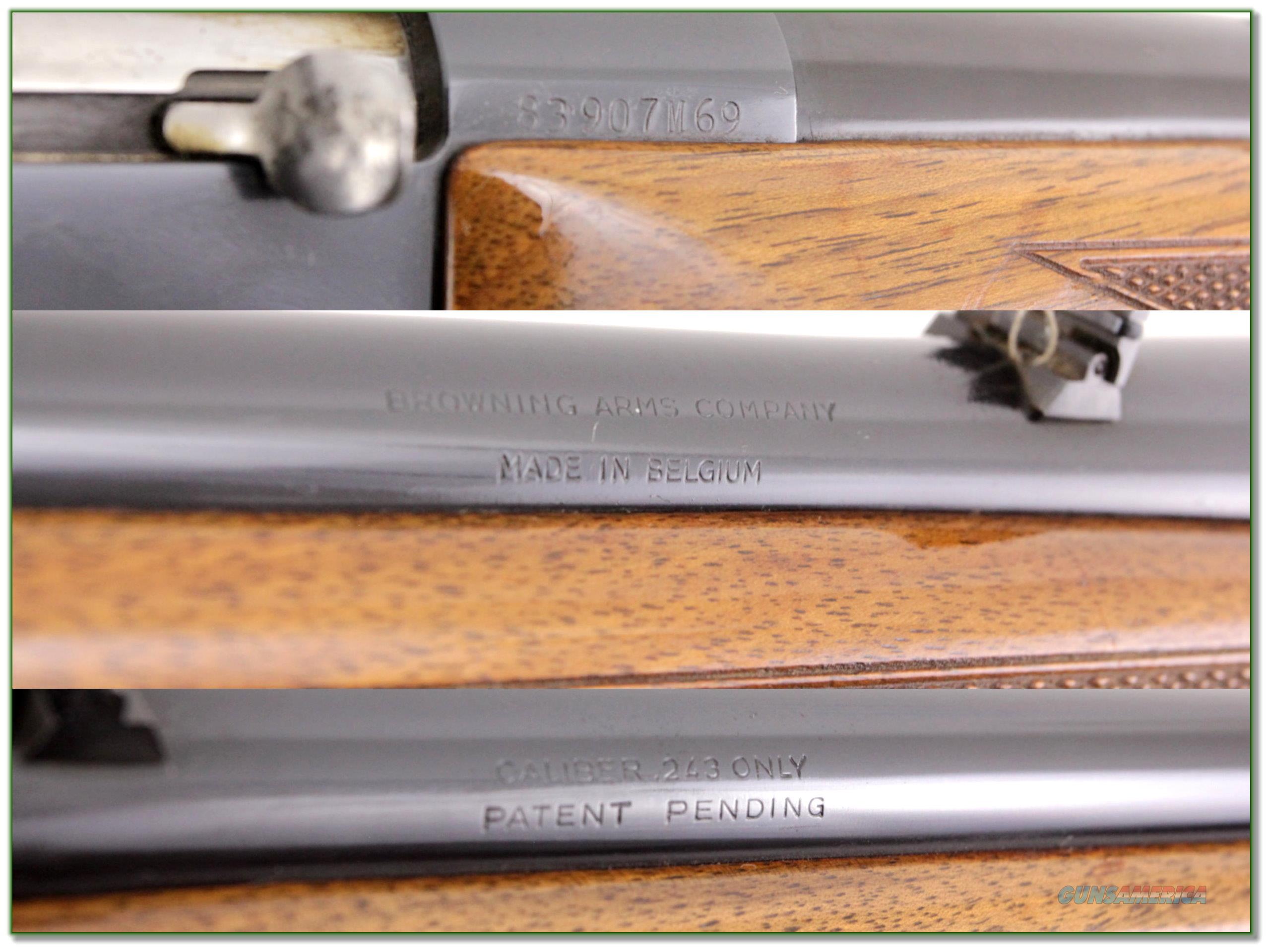 Browning BAR 1969 Belgium 243 Winch... for sale at