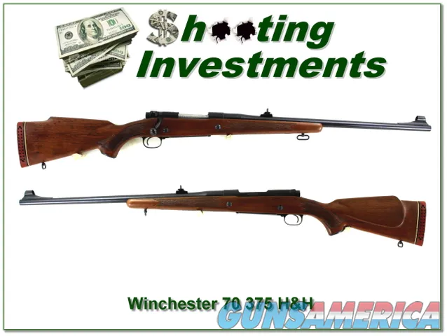 Winchester Model 70 1968 New Haven made 375 H&H Exc Cond!