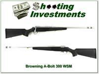 Browning A-Bolt II Stainless Stalker with BOSS 300 WSM