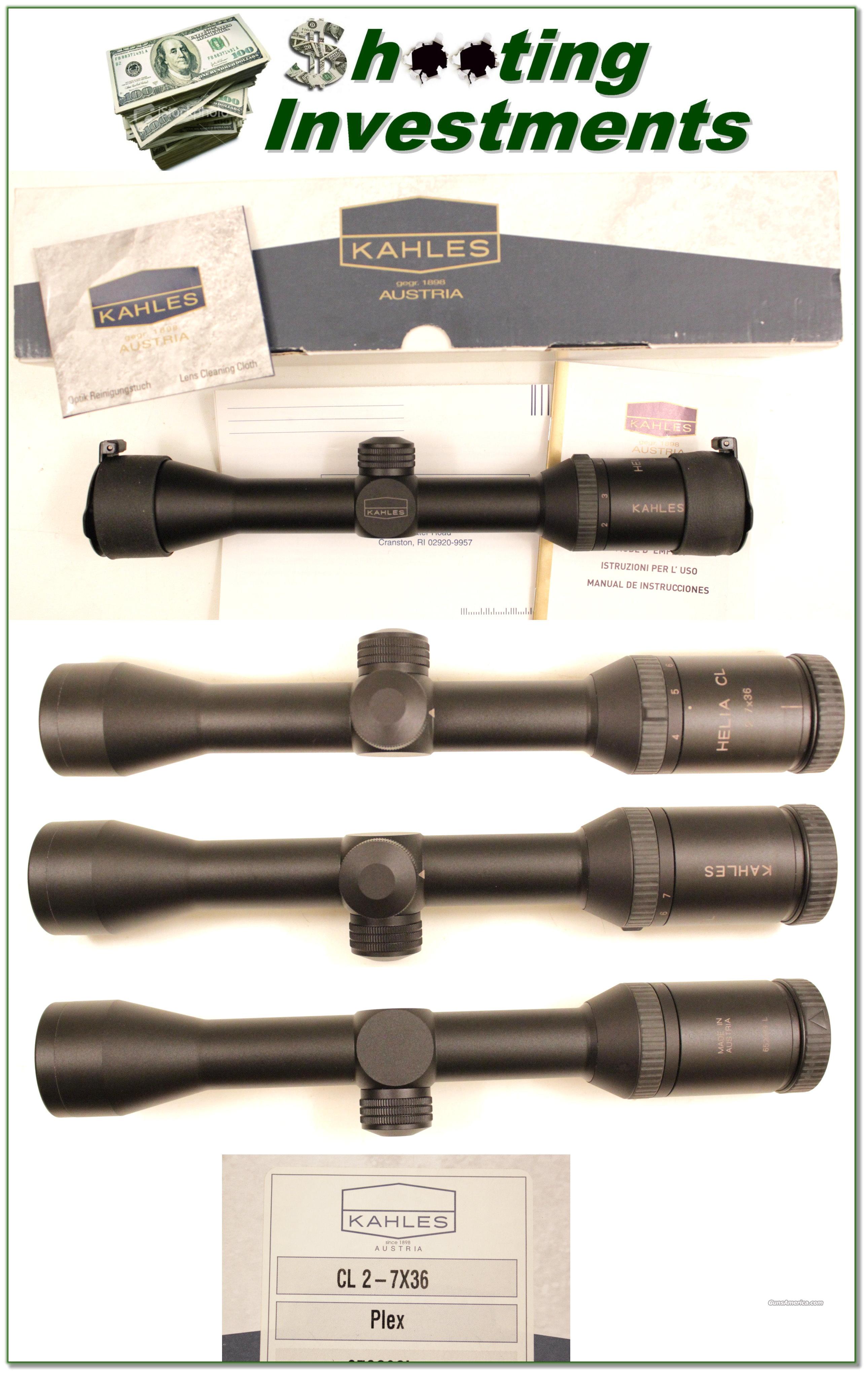 Kahles 27 X 36mm Helia CL rifle sc... for sale at