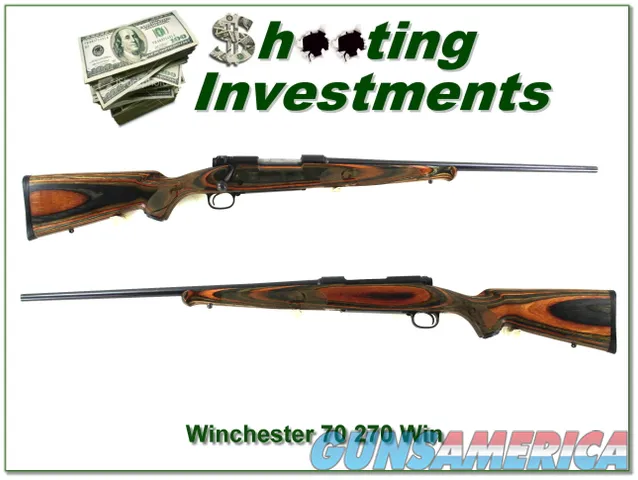 Winchester XTR Featherweight in 270 Win factory Laminated stock