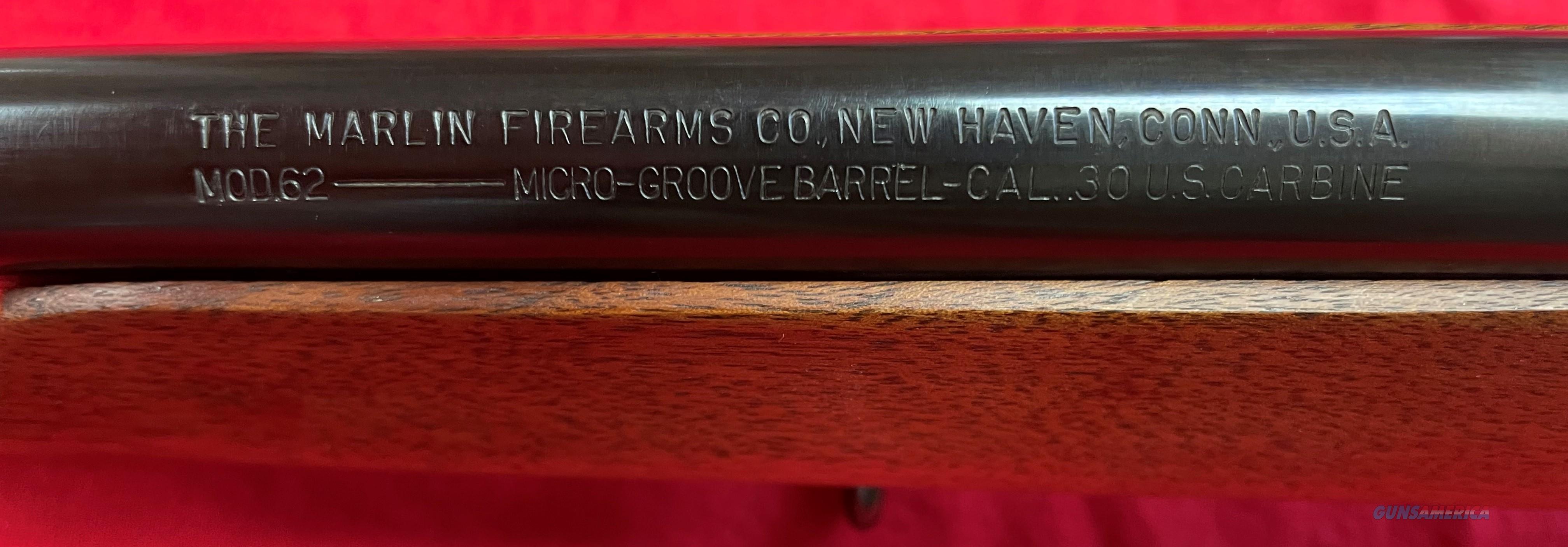 Marlin Model 62 30 Carbine for sale at Gunsamerica.com: 981302790