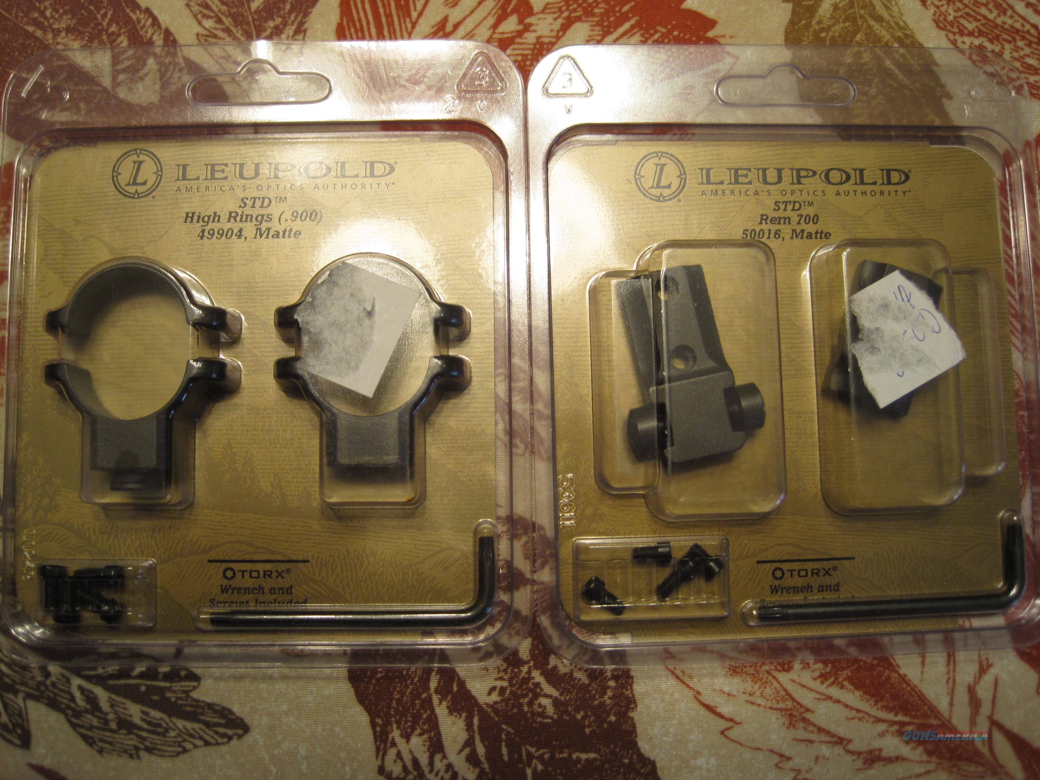 Leupold STD Bases and Rings for Rem... for sale at