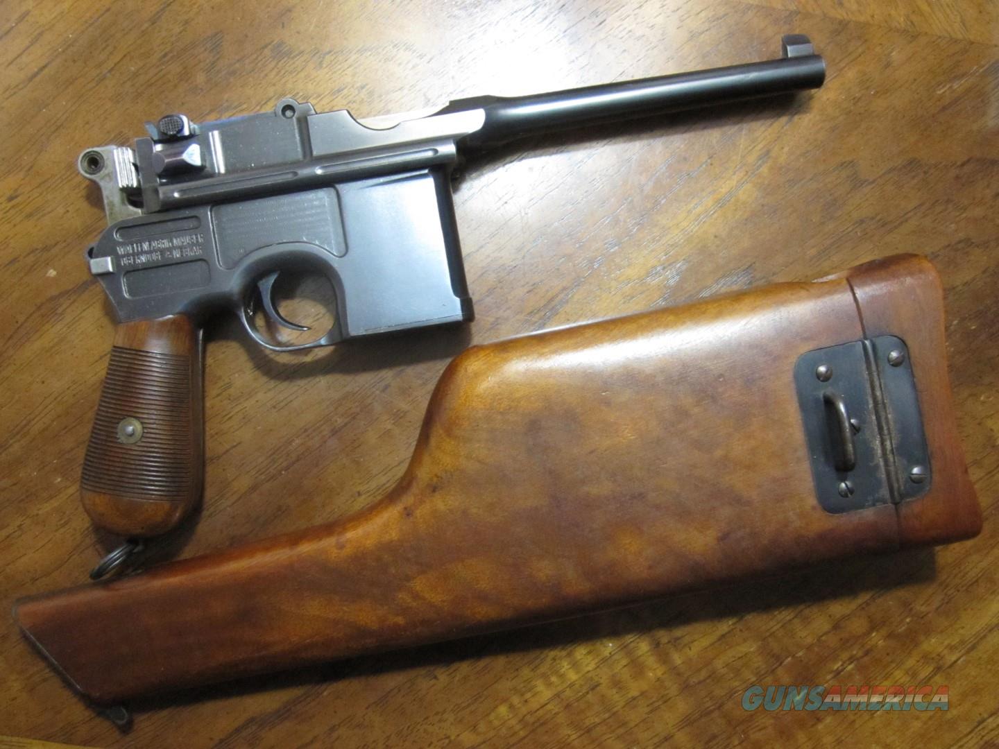 Mauser C96 Broomhandle 7.63mm Comme... for sale at