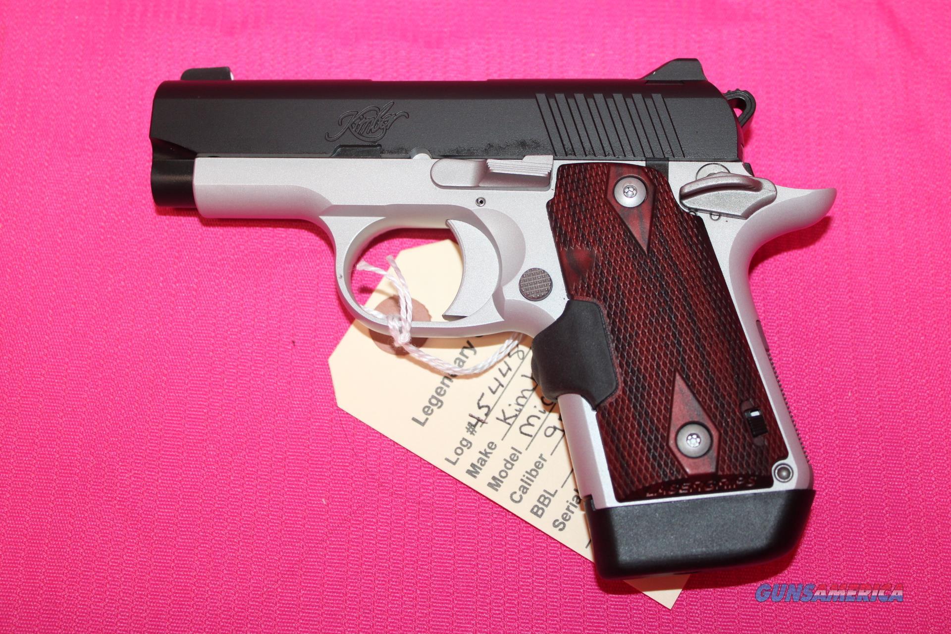 KIMBER MICRO 9 ROSEWOOD LAZER GRIPS... for sale at