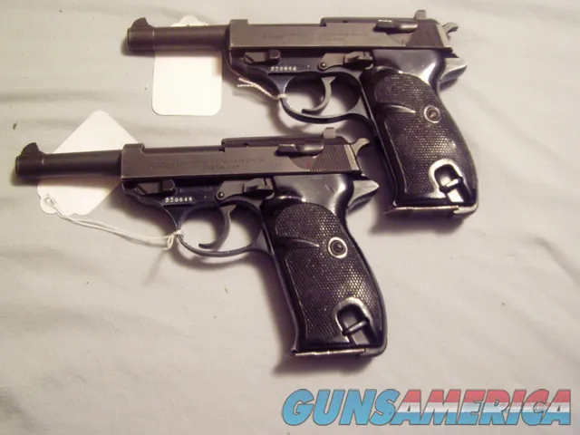 WALTHER P-38 CONSECUTIVE NUMBERED PAIR 