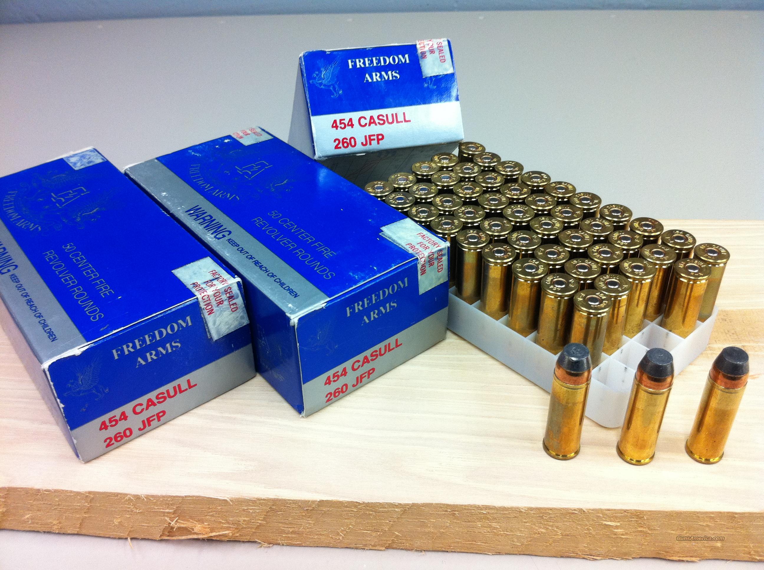 454 Casull Ammunition. Freedom Arms... for sale at