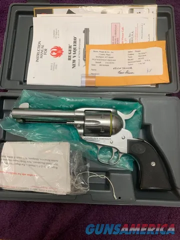 Ruger Vaquero New Model Gloss Stainless 45 Colt 