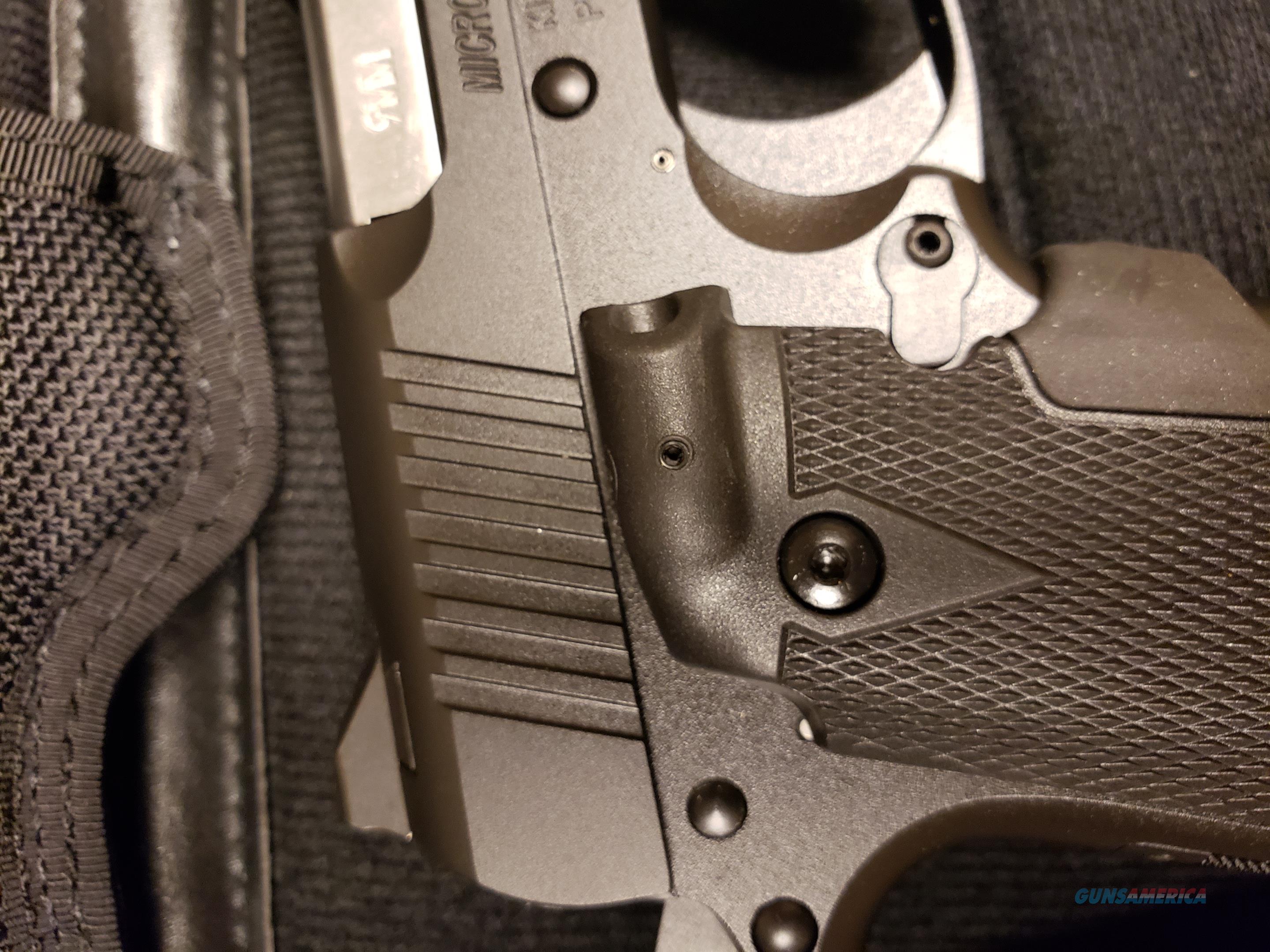 Kimber Micro 9 Laser Grip Black/ Holster for sale