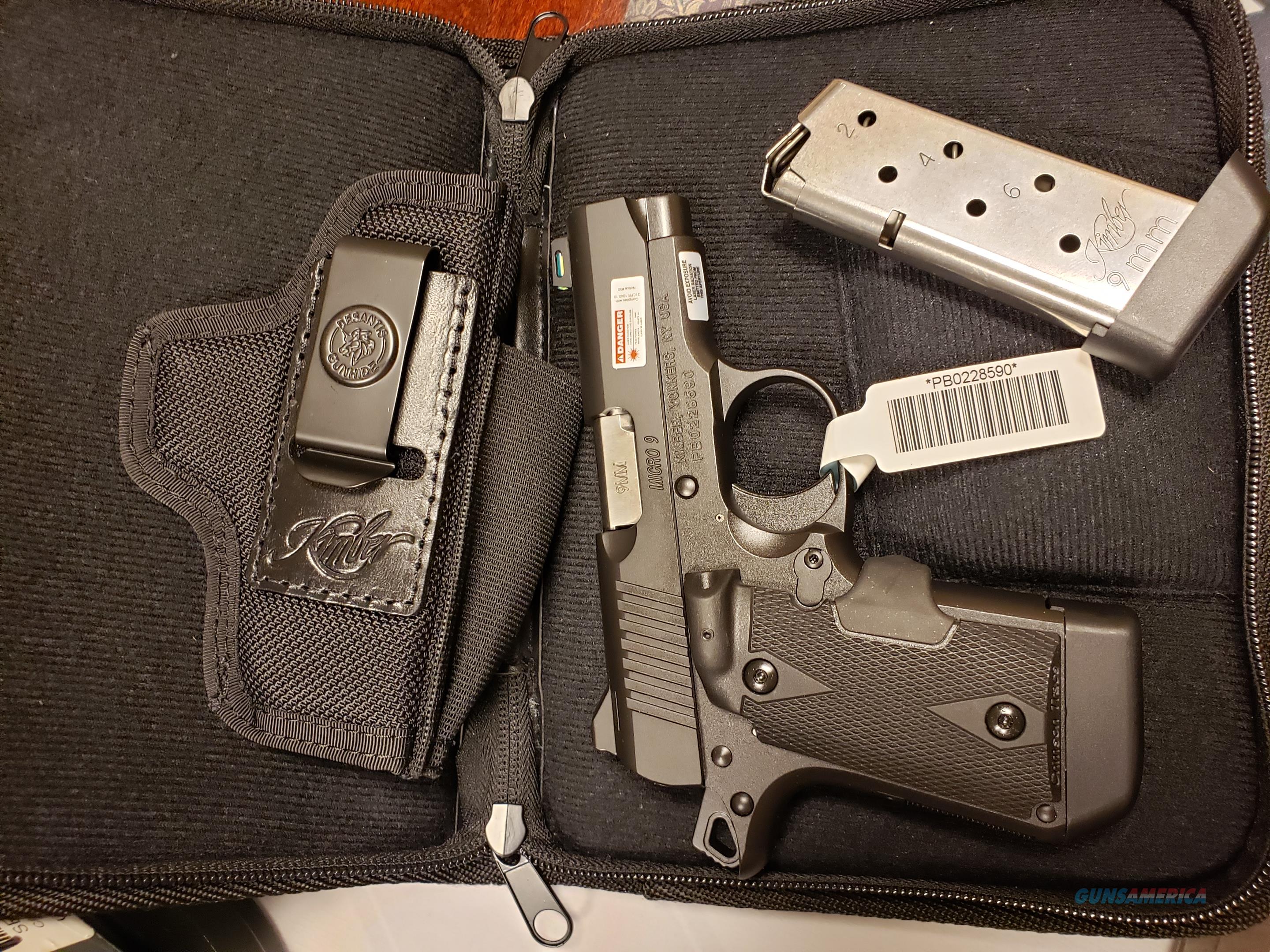 Kimber Micro 9 Laser Grip Black/ Ho... for sale at