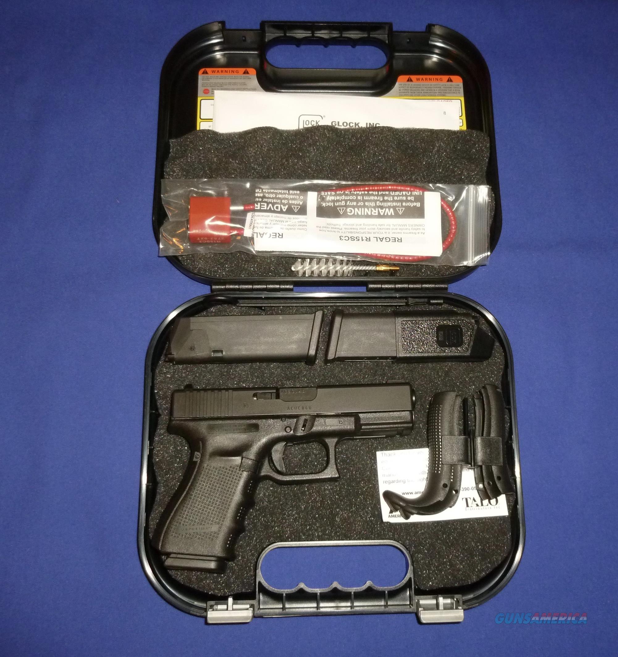 GLOCK 19 GEN 4 9MM PISTOL WITH AMER... for sale at