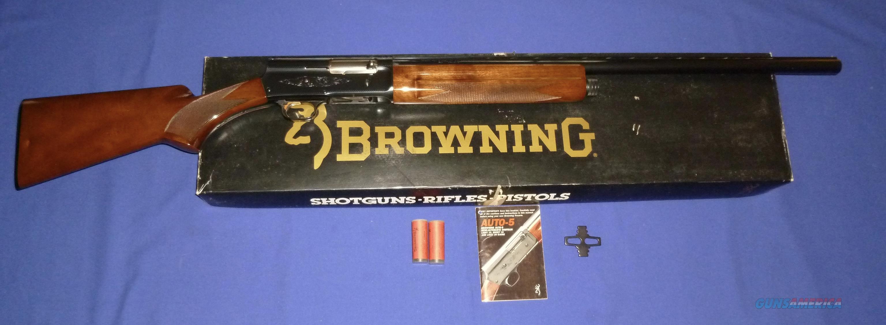 Browning Auto 5 Light 12 12 Gauge Auto Shotgun For Sale