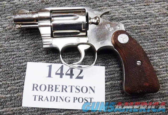 Colt .38 Spl Detective Special 2 Nickel 1965 C&R CA OK Revolver Very Good