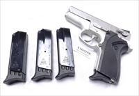 3 Smith & Wesson 6906 Magazines 10 Round Mec-Gar fits S&W models 469 669 6904 6900 Series 23932 type New Blue P1136 with Finger Rest Tail Piece 