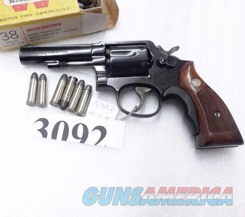 Smith Wesson 38 Special Model 10 6 Blue 4 In For Sale
